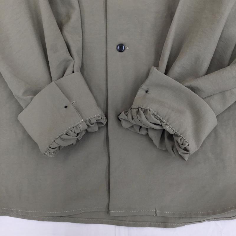 ロペピクニック ROPE  PICNIC シャツ、ブラウス 長袖 GDH-52110-B セーラーカラーブラウス 38 無地 茶 / ブラウン /  レディース USED 古着 中古 10144630