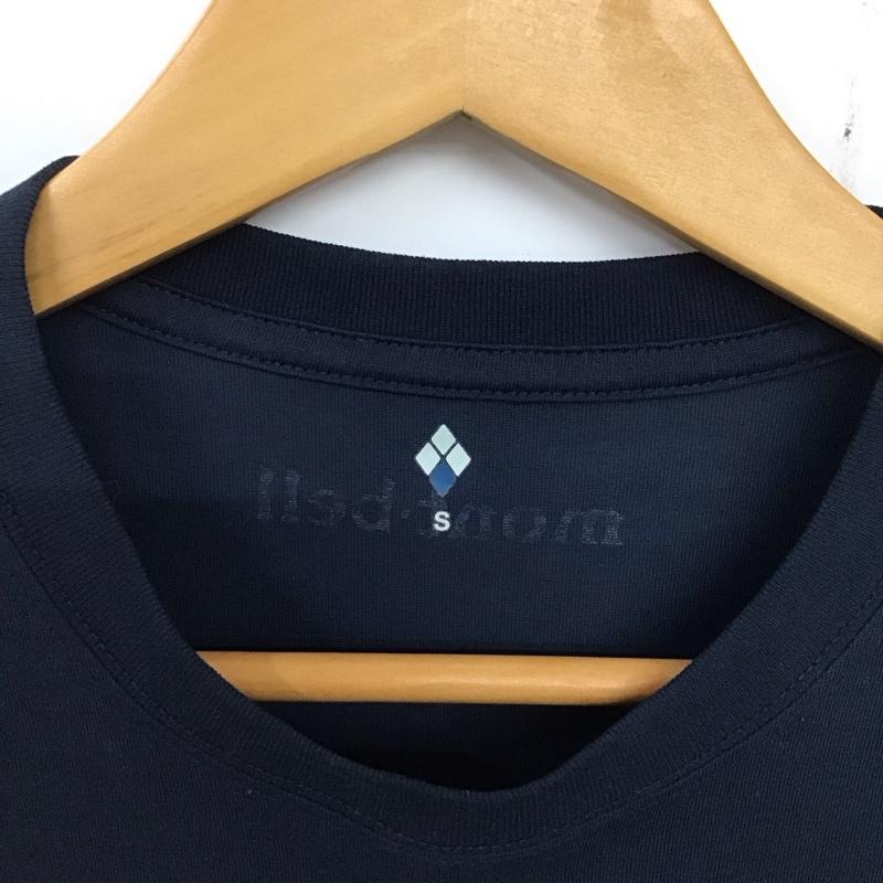 モンベル mont-bell Tシャツ 半袖 半袖カットソー プリントTシャツ クルーネックカットソー S ロゴ、文字 紺 / ネイビー /  メンズ USED 古着 中古 10135946
