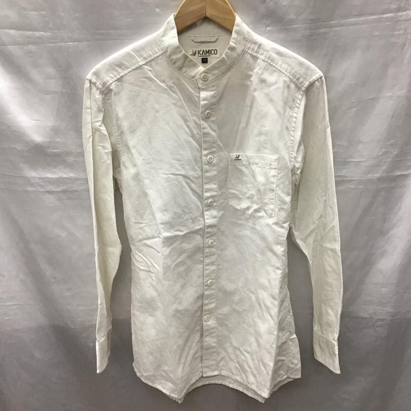 モンベル mont-bell シャツ、ブラウス 長袖 KAMICO 2104768 スタンダードカラーシャツ XS 無地 白 / ホワイト /  メンズ USED 古着 中古 10123438
