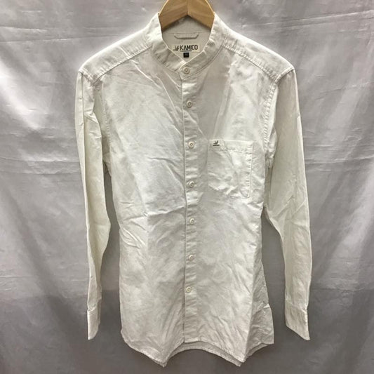 モンベル mont-bell シャツ、ブラウス 長袖 KAMICO 2104768 スタンダードカラーシャツ XS 無地 白 / ホワイト /  メンズ USED 古着 中古 10123438