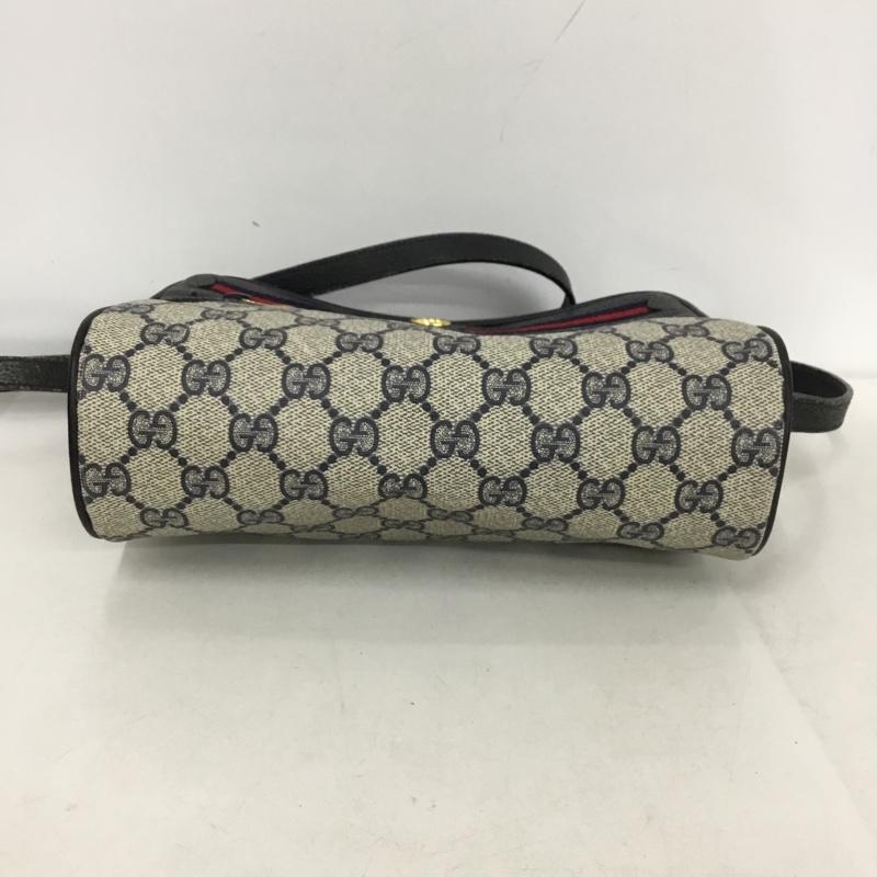グッチ GUCCI ショルダーバッグ ショルダーバッグ オールドグッチ 56.02.087 GG 総柄 紺 / ネイビー /  レディース USED 古着 中古 10143671