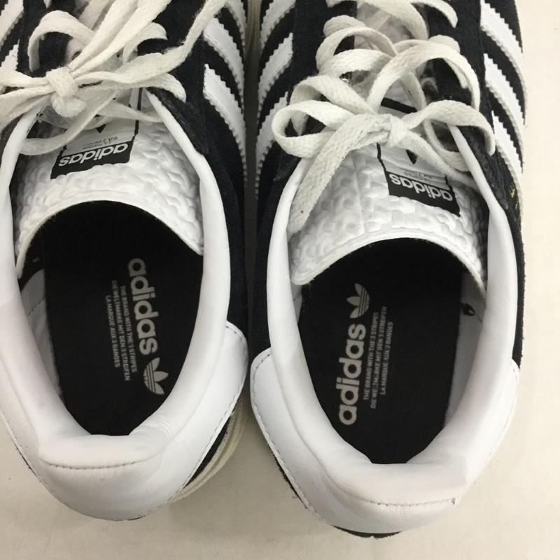 アディダス adidas スニーカー スニーカー HQ6912 Gazelle Bold 厚底 24.5cm 24.5cm ロゴ、文字 黒 / ブラック / X 白 / ホワイト /  レディース USED 古着 中古 10141895