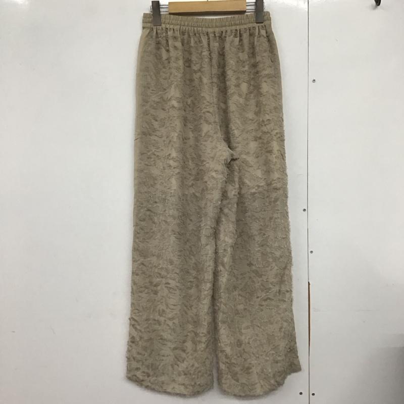 ジーナシス JEANASIS パンツ ワークパンツ、ペインターパンツ ワイドパンツ カジュアルパンツ ワークパンツ FREE 無地 ベージュ / ベージュ /  レディース USED 古着 中古 10142672