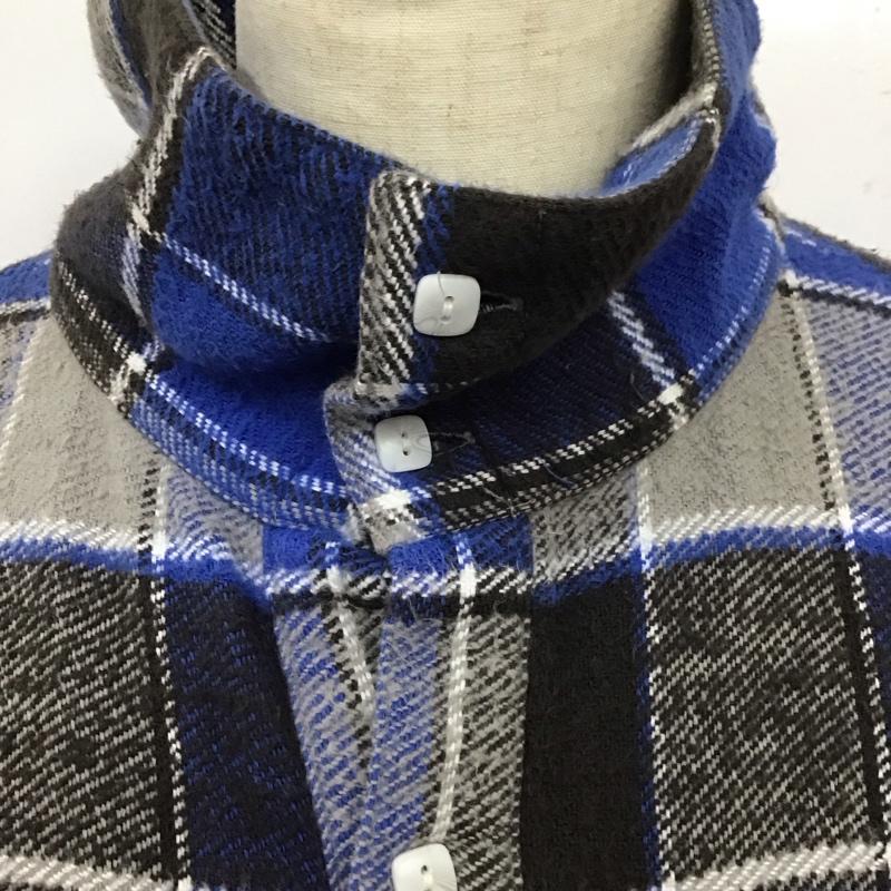 テンダーロイン TENDERLOIN シャツ、ブラウス 長袖 長袖シャツ チェックシャツ カラーシャツ カジュアルシャツ ポケットシャツ XL チェック 青 / ブルー /  メンズ USED 古着 中古 10112082