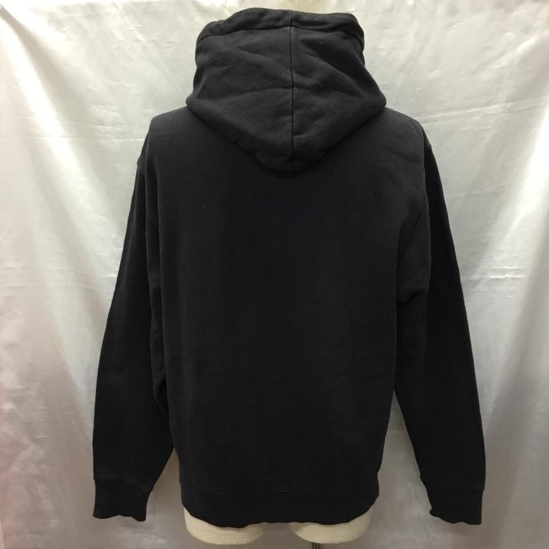 チャンピオン Champion パーカー 長袖 長袖パーカー フード付きパーカー プリントスウェット トレーナー M ロゴ、文字 黒 / ブラック /  メンズ USED 古着 中古 10121075