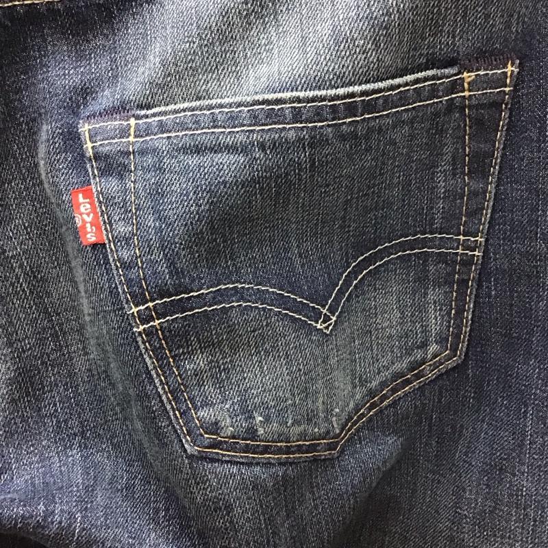 リーバイストラウスアンドコー Levi Strauss & co. パンツ デニム、ジーンズ デニムパンツ ストレートパンツ ワイドパンツ カジュアルパンツ 30インチ 無地 インディゴ / インディゴ /  メンズ USED 古着 中古 10114382