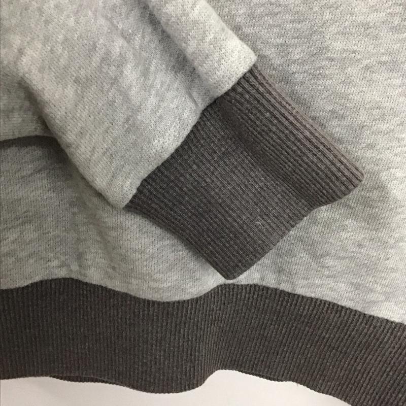 メゾンキツネ MAISON KITSUNE トレーナー 長袖 長袖トレーナー スウェット クルーネック プルオーバー S プリント 灰 / グレー /  レディース USED 古着 中古 10142665