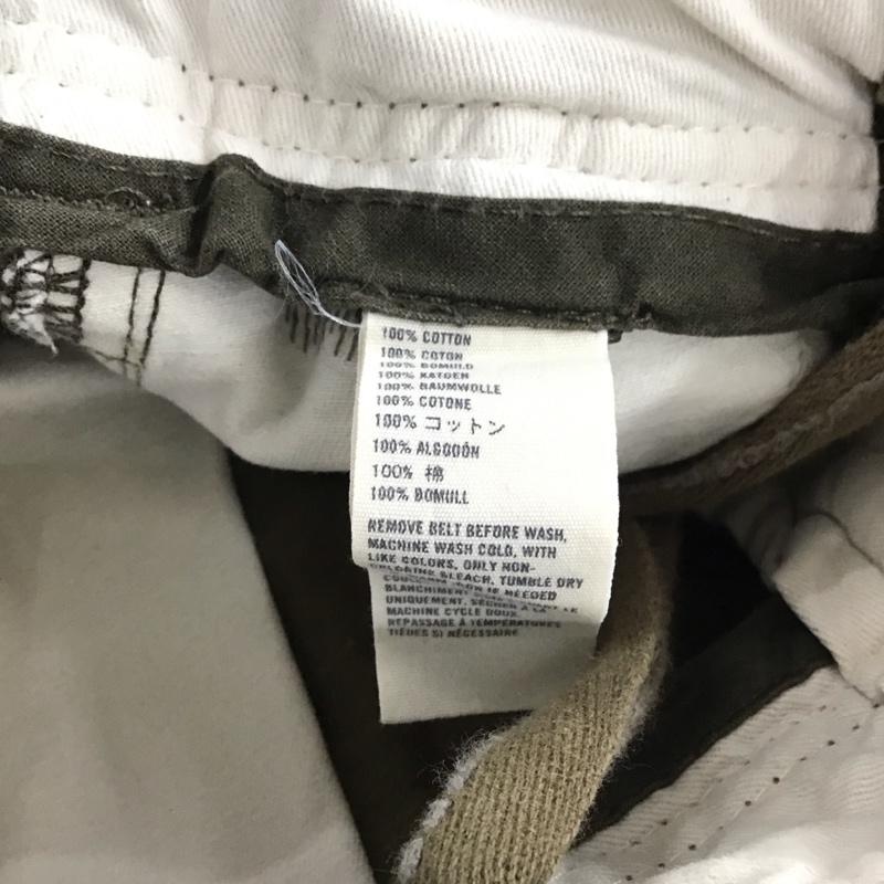 アバクロンビーアンドフィッチ ABERCROMBIE&FITCH パンツ ワークパンツ、ペインターパンツ ワークパンツ カーゴパンツ ワイドパンツ 28インチ 無地 カーキ / カーキ /  メンズ USED 古着 中古 10146998