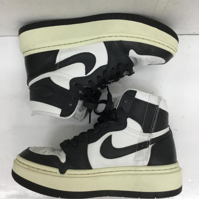 ナイキ NIKE スニーカー スニーカー DN3253-100 Air Jordan 1 High Elevate Black and White 24.0cm ロゴ、文字 白 / ホワイト / X 黒 / ブラック /  レディース USED 古着 中古 10112959
