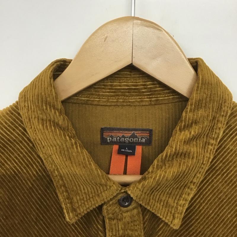 パタゴニア patagonia シャツ、ブラウス 長袖 長袖シャツ コーデュロイシャツ カジュアルシャツ L ロゴ、文字 マルチカラー / マルチカラー /  メンズ USED 古着 中古 10147780