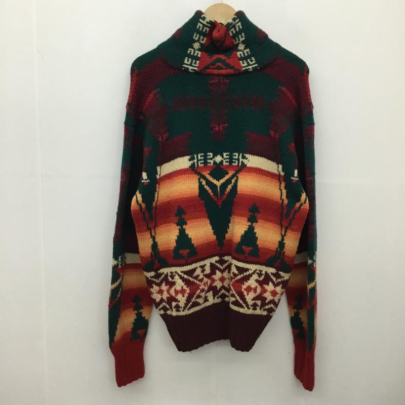ポロカントリー POLO COUNTRY ニット、セーター 長袖 ノルディック柄 マルチカラー / マルチカラー /  メンズ USED 古着 中古 10142526