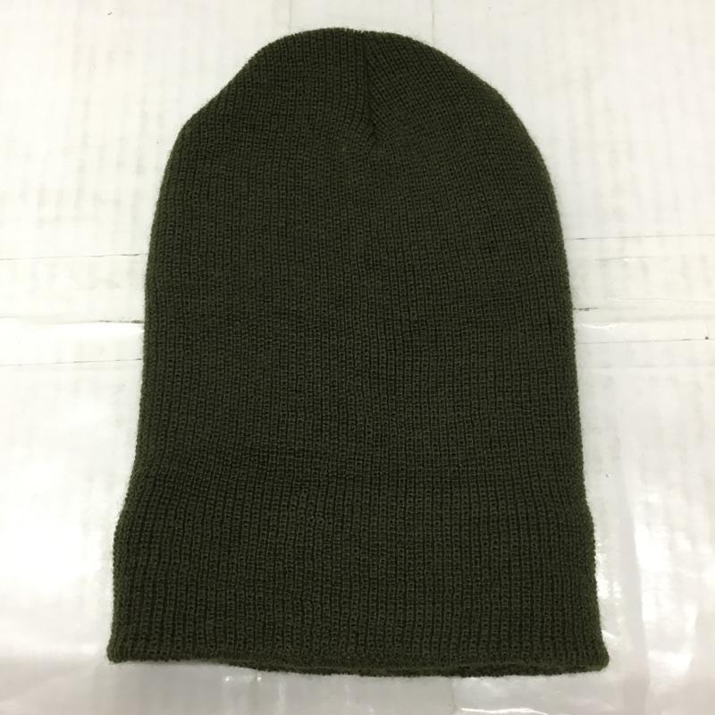 古着 USED 帽子 ニット帽 ウール ミリタリー 無地 カーキ / カーキ /  メンズ USED 古着 中古 10115254