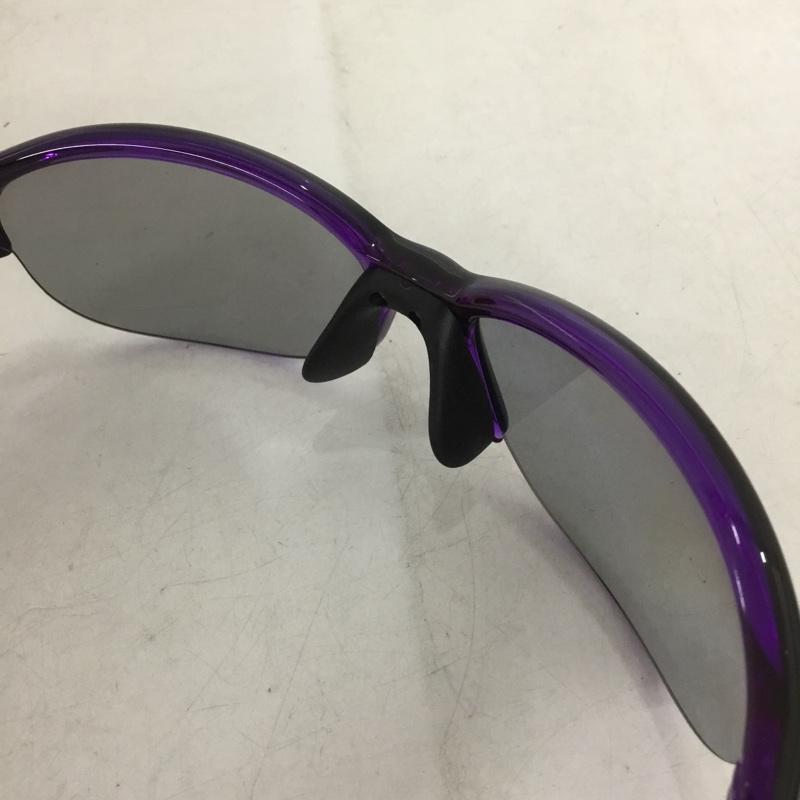 スワンズ Swans めがね・サングラス サングラス LN-0053 LUNA 偏光レンズモデル スポーツサングラス 箱有 ロゴ、文字 黒 / ブラック / X 紫 / パープル /  メンズ USED 古着 中古 10141093
