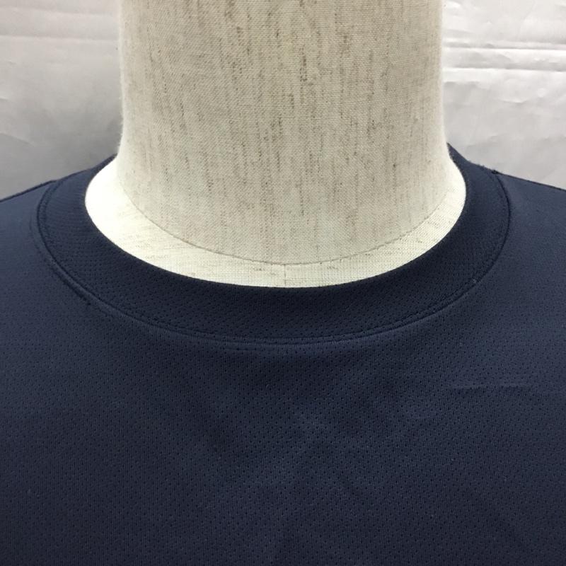 フォックスファイヤー FOXFIRE Tシャツ 半袖 半袖カットソー プリントTシャツ クルーネックカットソー L プリント 紺 / ネイビー /  メンズ USED 古着 中古 10116026