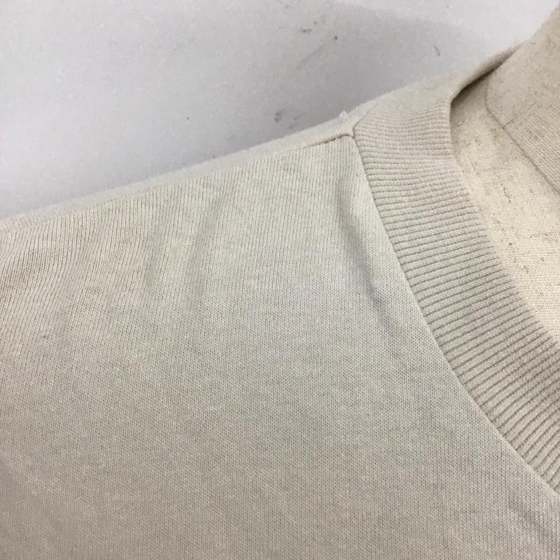 ニコアンド niko and... カットソー 半袖 半袖カットソー 無地Tシャツ クルーネックカットソー 4 無地 ベージュ / ベージュ /  メンズ USED 古着 中古 10114197