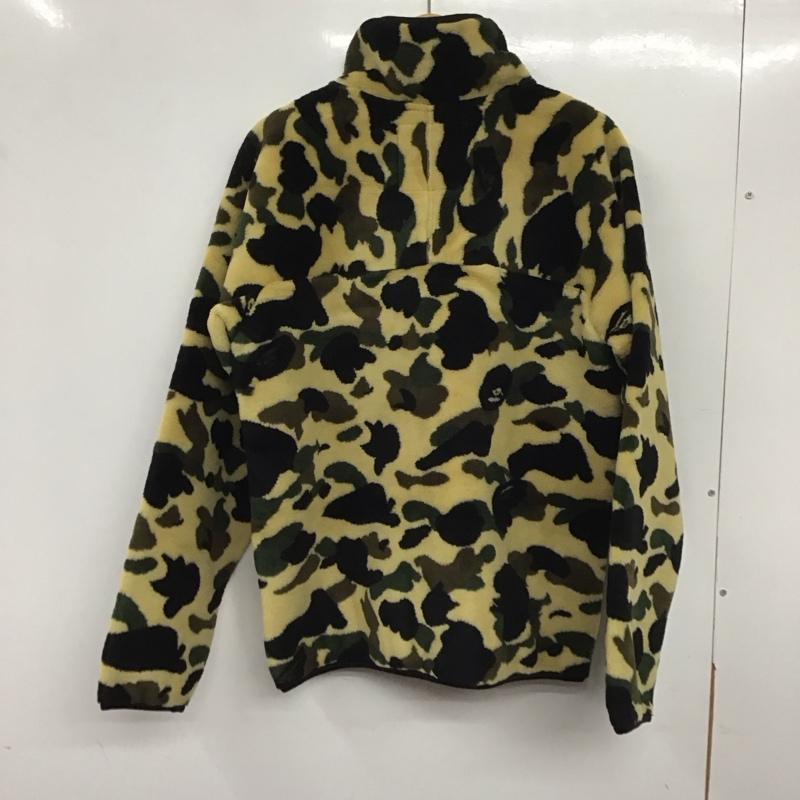 アベイシングエイプ A BATHING APE ジャケット、上着 ジャンパー、ブルゾン フリースジャケット カモ柄 スタンドカラー M カモフラージュ柄・迷彩 黒 / ブラック / X ベージュ / ベージュ / X カーキ / カーキ /  メンズ USED 古着 中古 10139513