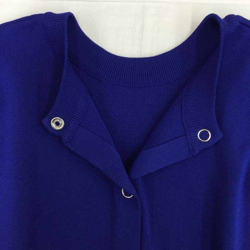 ディスコート Discoat カーディガン 長袖 DCZ1021205A0003 FREE 無地 青 / ブルー /  レディース USED 古着 中古 10142555