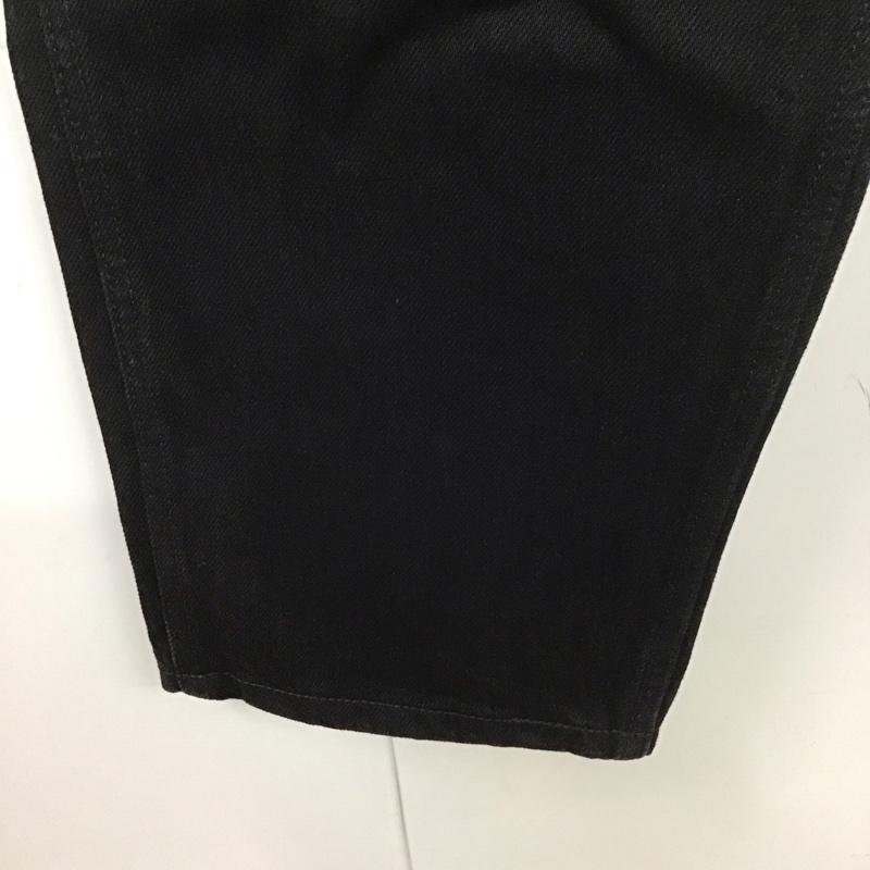 ビューティアンドユースユナイテッドアローズ BEAUTY&YOUTH UNITED ARROWS パンツ デニム、ジーンズ デニムパンツ スリムパンツ ストレートパンツ カジュアルパンツ 34 無地 黒 / ブラック /  メンズ USED 古着 中古 10113669