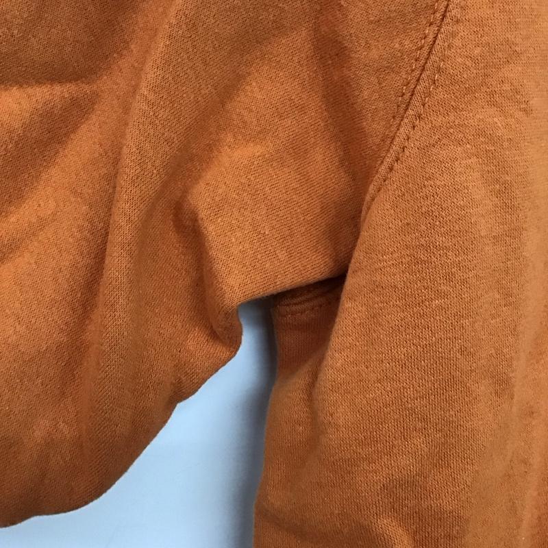 カーハート Carhartt トレーナー 長袖 長袖 L ロゴ、文字 橙 / オレンジ /  メンズ USED 古着 中古 10143400