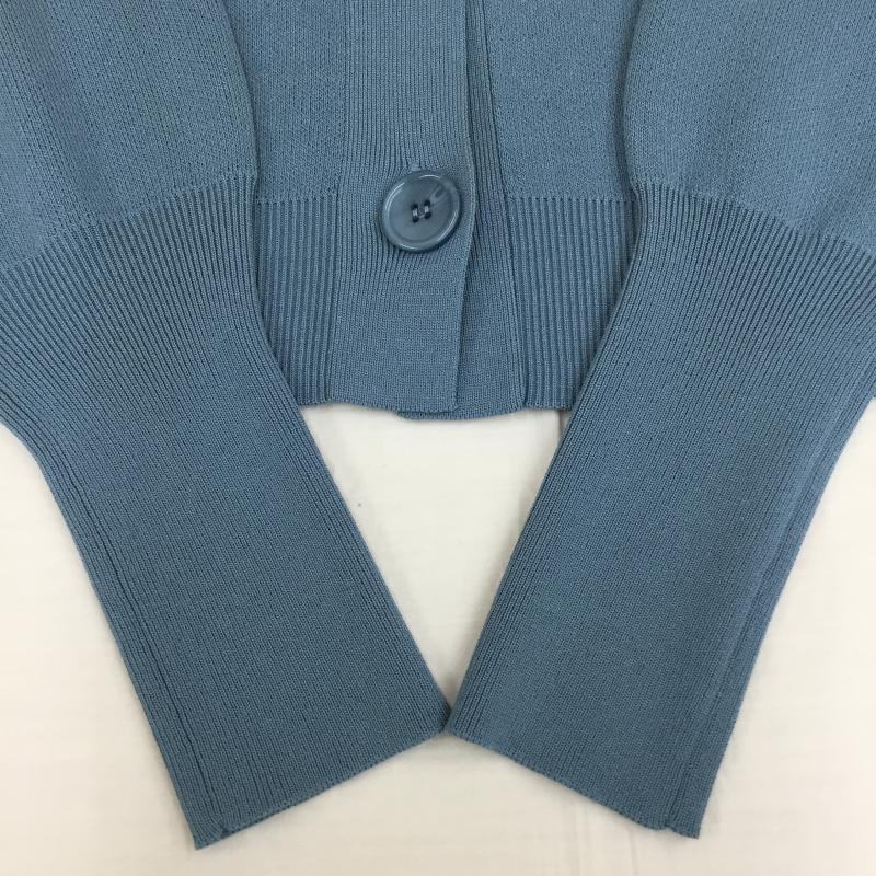アズールバイマウジー AZUL BY MOUSSY カーディガン 長袖 250HSF70-191C FREE 無地 青 / ブルー /  レディース USED 古着 中古 10143152