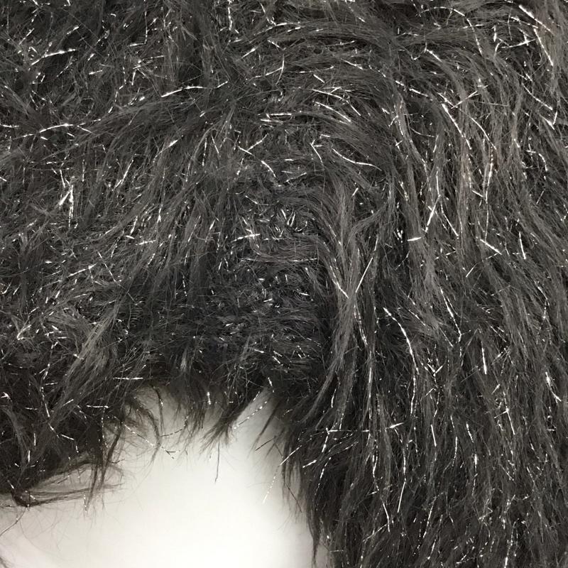 テチチ Te chichi カーディガン 長袖 FLD-2600398 ラメロングシャギーニット FREE 無地 チャコールグレー / チャコールグレー /  レディース USED 古着 中古 10142773