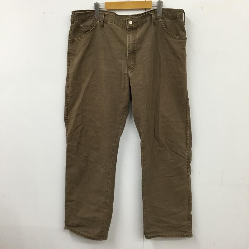 ディッキーズ Dickies パンツ ワークパンツ、ペインターパンツ ワークパンツ ワイドパンツ カジュアルパンツ 40 無地 茶 / ブラウン /  メンズ USED 古着 中古 10116669
