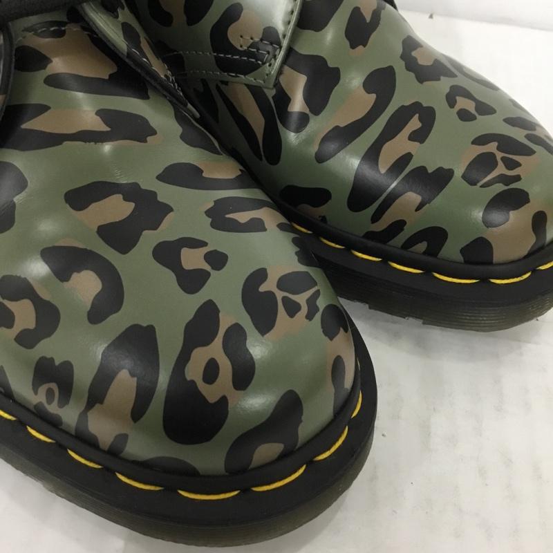 ドクターマーチン Dr.Martens カジュアルシューズ カジュアルシューズ 27686384 Distorted Leopard Smooth 3ホール UK8 箱有 US：9 ヒョウ柄・レオパード柄 黒 / ブラック / X ベージュ / ベージュ / X カーキ / カーキ /  メンズ USED 古着 中古 10109892