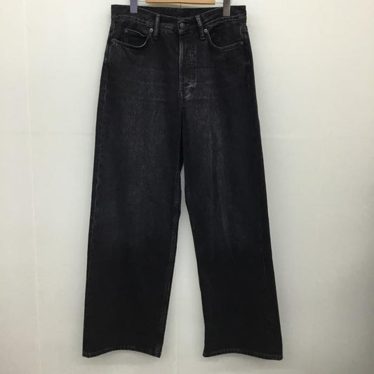 アクネストゥディオズ Acne Studios パンツ デニム、ジーンズ 1981M バギーフィットジーンズ 44 無地 黒 / ブラック /  メンズ USED 古着 中古 10142315
