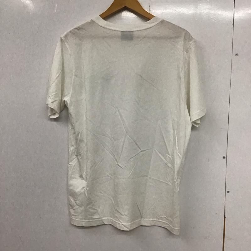 ポールスミス Paul Smith Tシャツ 半袖 半袖カットソー プリントTシャツ クルーネックカットソー L プリント 白 / ホワイト /  メンズ USED 古着 中古 10135745