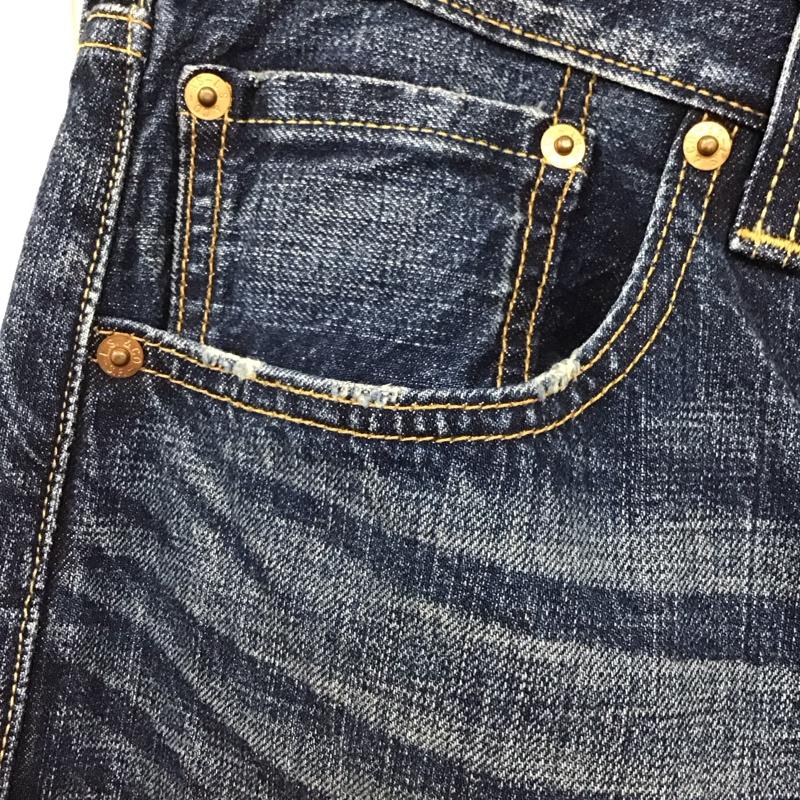 リーバイス Levi s パンツ ショートパンツ SP501-0043 ハーフパンツ ボタンフライ デニム W34 L13 34インチ 無地 青 / ブルー /  メンズ USED 古着 中古 10116800