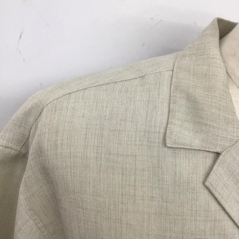 フリークスストア FREAK S STORE セットアップ セットアップ 半袖シャツ ハーフパンツ 2点セット セットアップ L 無地 ベージュ / ベージュ /  メンズ USED 古着 中古 10125748