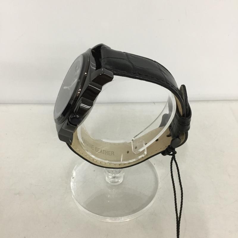 ベントレー BENTLEY 腕時計 アナログ（自動巻き） BT-AM077-BKB レザーバンド 機械式腕時計 ロゴ、文字 黒 / ブラック /  メンズ USED 古着 中古 10134879