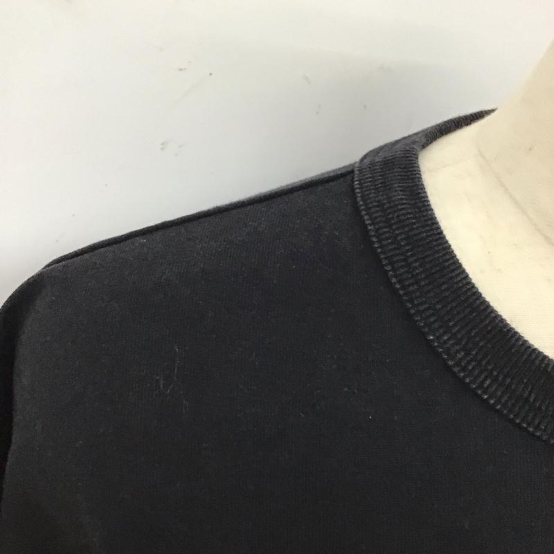 ケボズ KEBOZ カットソー 半袖 半袖カットソー プリントTシャツ クルーネックカットソー 半袖スウェット M ロゴ、文字 黒 / ブラック /  メンズ USED 古着 中古 10119432