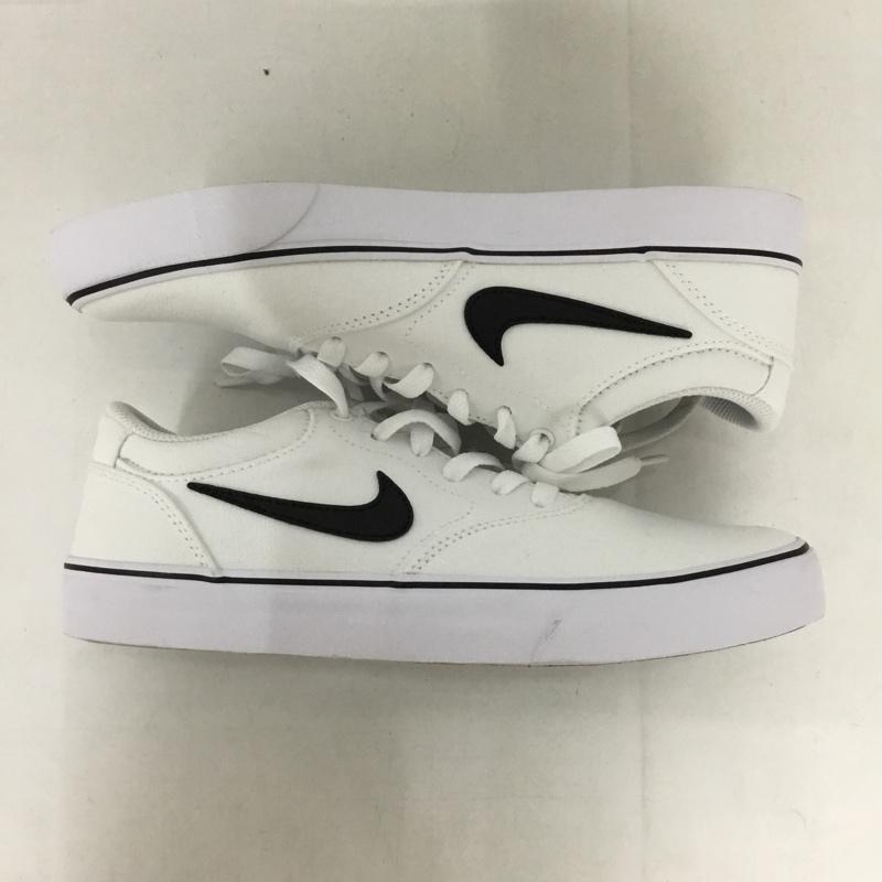 ナイキ NIKE スニーカー スニーカー DM3494-100 SB CHRON 2 CANVAS 25.5cm 25.5cm ロゴ、文字 白 / ホワイト /  メンズ USED 古着 中古 10130409