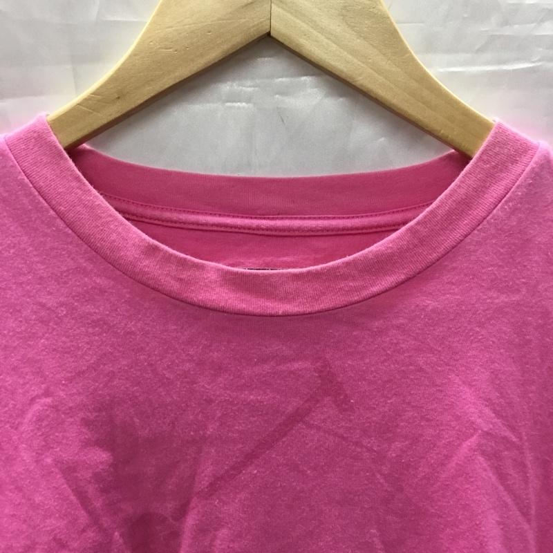 ポロバイラルフローレン Polo by RALPH LAUREN Tシャツ 半袖 M プリント 桃 / ピンク /  メンズ USED 古着 中古 10110781