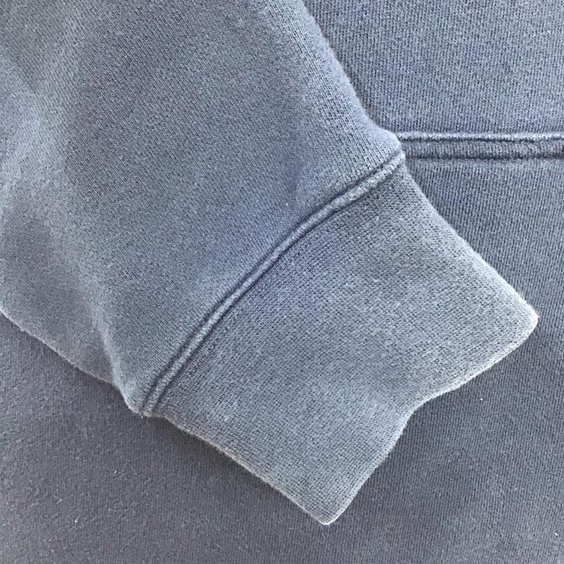 ナイキ NIKE パーカー 長袖 プルオーバー スウェット M ロゴ、文字 紺 / ネイビー /  メンズ USED 古着 中古 10119636