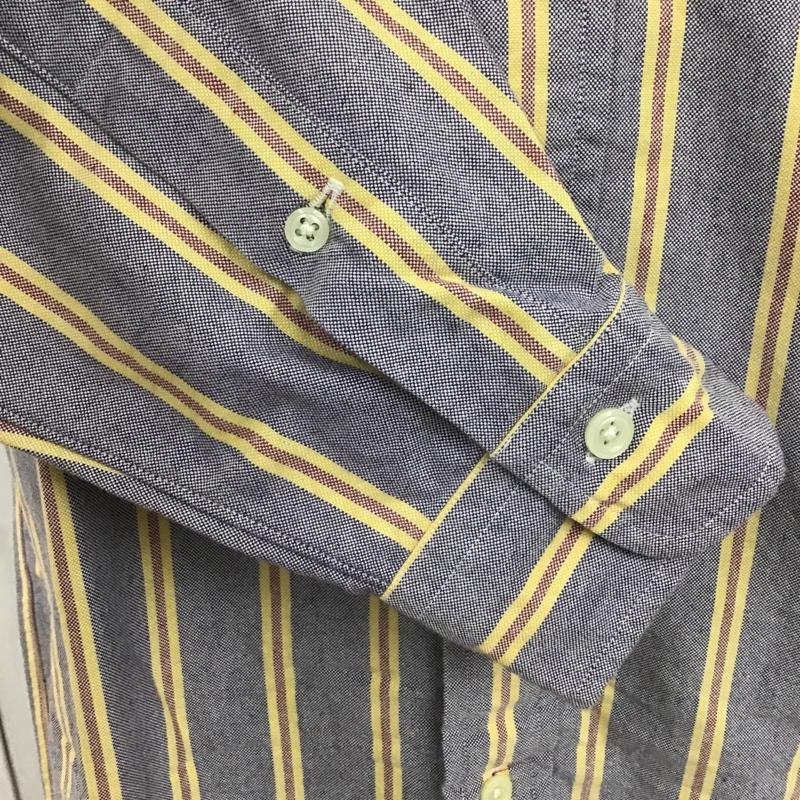 ラルフローレン RALPHLAUREN シャツ、ブラウス 長袖 長袖シャツ ストライプシャツ カジュアルシャツ ボタンダウンシャツ M ストライプ 赤 / レッド / X 黄 / イエロー / X 水色 / ライトブルー /  メンズ USED 古着 中古 10105602