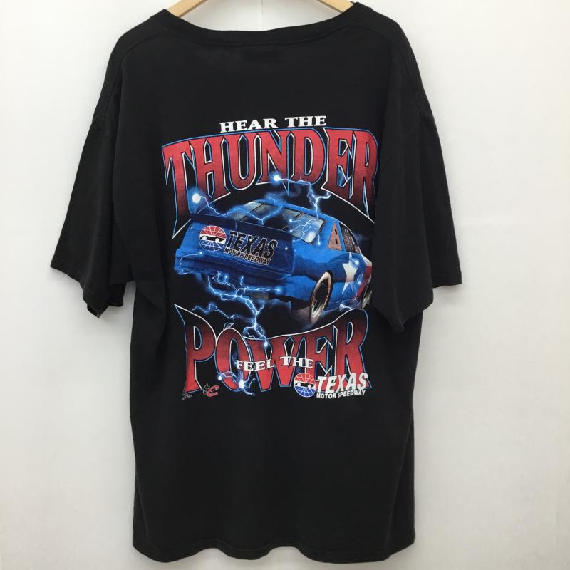 リー Lee Tシャツ 半袖 Lee SPORTS TEXAS MOTOR SPEEDWAY 黒 Tシャツ XL プリント 黒 / ブラック /  メンズ USED 古着 中古 10148473