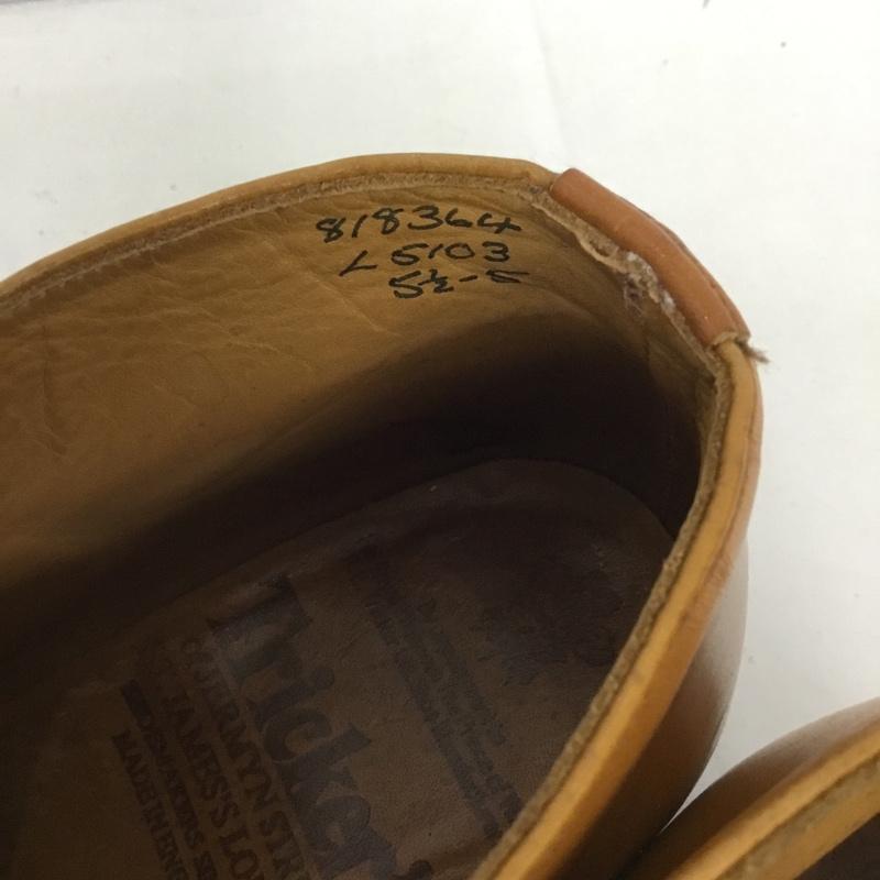 トリッカーズ Tricker s 革靴 革靴 818364 ウィングチップ  キャメル / キャメル /  メンズ USED 古着 中古 10128821