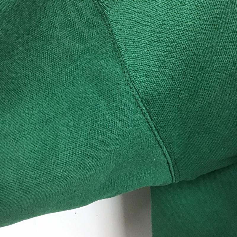 古着 USED トレーナー 長袖 長袖トレーナー スウェット クルーネック リブスウェットカットソー 古着 XXL ロゴ、文字 緑 / グリーン /  メンズ USED 古着 中古 10124707