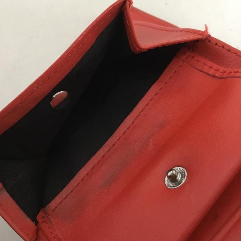 ディーゼル DIESEL 財布 二つ折り Dロゴ ロゴ、文字 赤 / レッド /  レディース USED 古着 中古 10138492