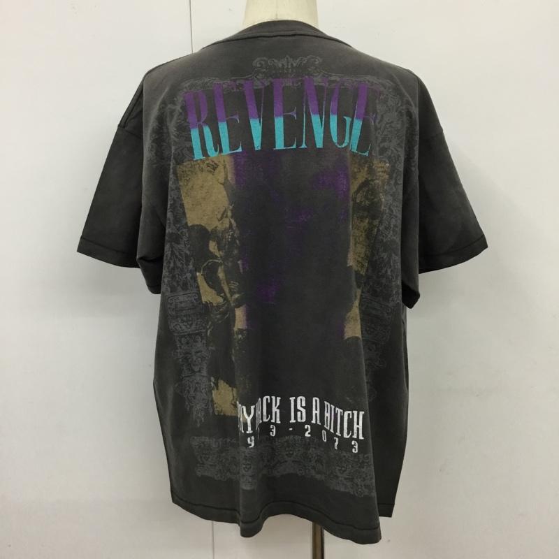 セントマイケル SAINT MICHAEL Tシャツ 半袖 BerBerJin XL プリント チャコールグレー / チャコールグレー /  メンズ USED 古着 中古 10109925
