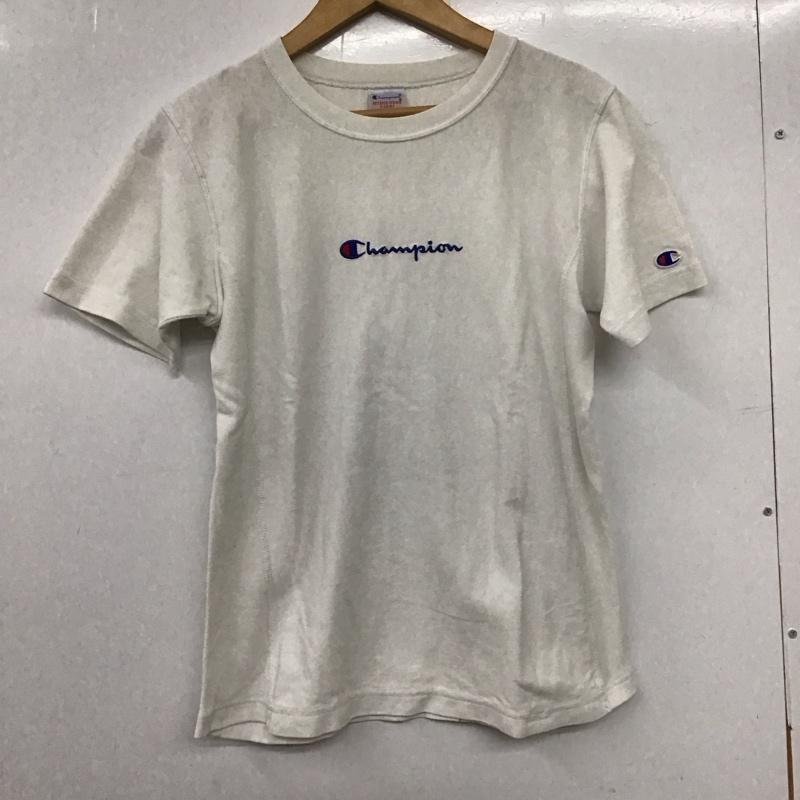 チャンピオン Champion Tシャツ 半袖 c3-m304 ショートスリーブTシャツ プリントTシャツ M ロゴ、文字 白 / ホワイト /  メンズ USED 古着 中古 10134051