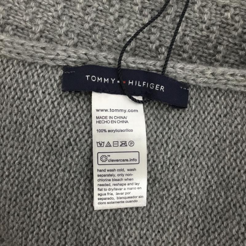 トミーヒルフィガー TOMMY HILFIGER マフラー マフラー タグ付き 無地 灰 / グレー /  メンズ USED 古着 中古 10146318