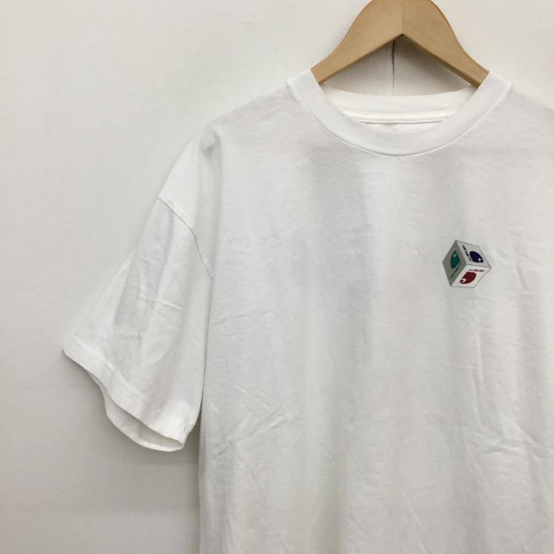 カーハート Carhartt Tシャツ 半袖 Carhartt CUBE T-shirt L プリント X ロゴ、文字 白 / ホワイト /  メンズ USED 古着 中古 10127162