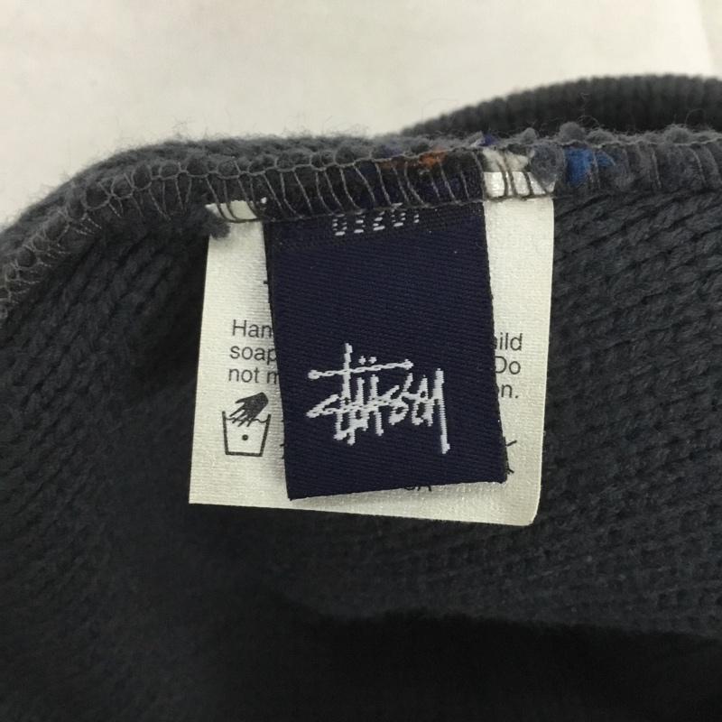 ステューシー STUSSY 帽子 ニット帽 90年代 マルチボーダー ロゴ、文字 マルチカラー / マルチカラー /  メンズ USED 古着 中古 10137140