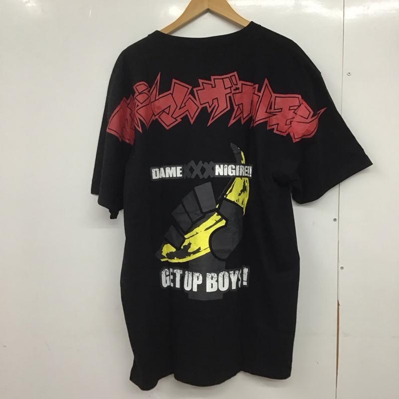 古着 USED Tシャツ 半袖 半袖カットソー プリントTシャツ クルーネックカットソー バンドTシャツ XXL ロゴ、文字 黒 / ブラック /  メンズ USED 古着 中古 10145720