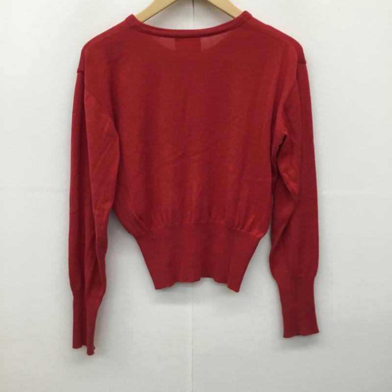 ヴィヴィアン ウエストウッド レッドレーベル Vivienne Westwood red label カーディガン 長袖 ロゴ、文字 赤 / レッド /  レディース USED 古着 中古 10137588