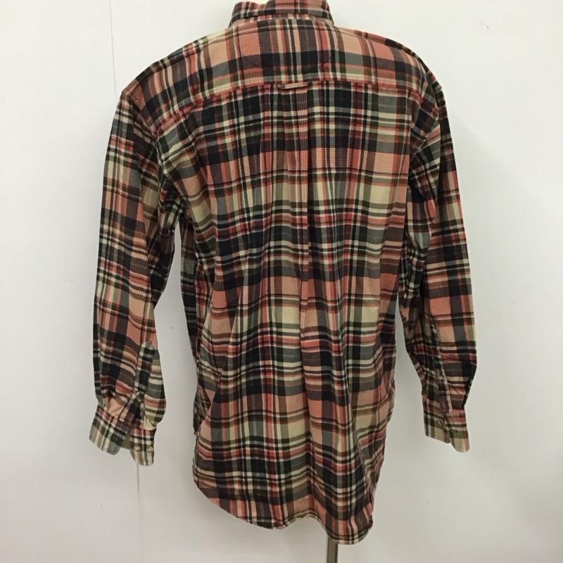 古着 USED シャツ、ブラウス 長袖 長袖シャツ チェックシャツ カラーシャツ ボタンダウンシャツ L チェック マルチカラー / マルチカラー /  メンズ USED 古着 中古 10126273