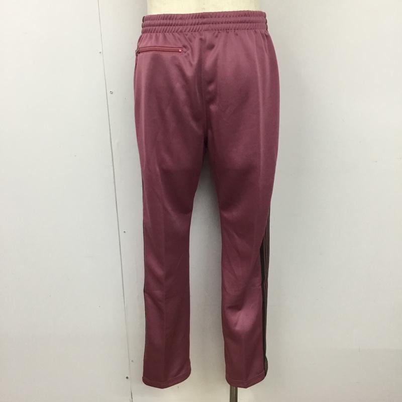 ニードルス Needles パンツ ワークパンツ、ペインターパンツ mr287 トラックパンツ ジャージ M ロゴ、文字 えんじ / ワインレッド /  メンズ USED 古着 中古 10120850